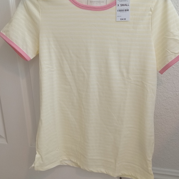 Yellow woman's pajama shirt - Picture 2 of 3